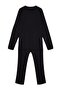 Black Regular Cut Long Sleeve Knitted Pajama Set Tmnaw24Pt00008 - 7