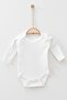 100% Cotton Long Sleeve Snapback Bodysuit