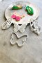 Life Cycle of the Butterfly Set of 4 Dough Shaper / Cookie / Ceramic / Game / Polymer