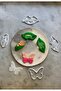 Life Cycle of the Butterfly Set of 4 Dough Shaper / Cookie / Ceramic / Game / Polymer - 2