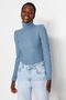 Blue Soft Textured Basic Knitwear Sweater TWOAW20FV0133 - 3