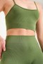 Women's High Waist Seamless Ribbed Recovery Sports Leggings 9001 - 6