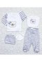 BABY GIRL CUTE BEAR BOW 5-Piece NEWBORN HOSPITAL DISPLAY SET IN BOX ZHU52478