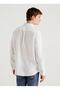 White Men's Shirt - Regular Collar, 123P5Bku5Qjg8 - 3