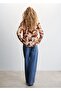 Patterned Satin Blouse - 4