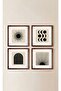 Mid Century Sun and Moon Phases Art, Geometric Art, Abstract Wall Decor, Rainbow, Painting Set