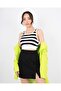 Women's Side Light Slit Mini Skirt Black