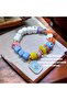 Glass Basement Bead Charm Murano Evil Eye Bead Bracelet Evil Eye Beaded Bracelet - 3