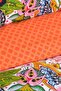 Mitsy Orange 100% Cotton Double Duvet Cover and Pillow Set - 4