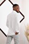 Slimfit Lycra Collar Buttoned Cotton Summer Long Sleeve Men's Shirt - 6