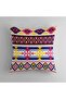 Throw Pillow Cover, Pillow Cover, Patterned Cover, Purple Throw Pillow, 43X43 Throw Pillow - 4