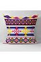 Throw Pillow Cover, Pillow Cover, Patterned Cover, Purple Throw Pillow, 43X43 Throw Pillow - 7