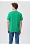 Logo Printed Vivid Green T-Shirt Regular Fit / Normal Cut 066842-71794 - 4