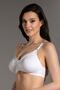 Women's Gathering White Bra 3C3T1N7O50 - 4