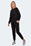 Olinda Women's Black Tracksuit Set with Pockets
