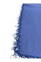 Cotton Drop Pearl Beaded Scarf High Quality Indigo Blue Wrap 100x100cm - 2