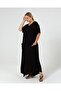 Plus Size Skirt Bias Prong Pocket Maxi Dress - 3