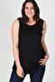 Plus Size Sleeveless Viscose Basic Blouse - 2