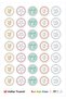 Hand Made Label 70 Pieces (2 Pages in A4 size)