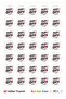 Hand Made Label 70 Pieces (2 Pages in A4 size)