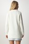 Woman's Bone V-Neck Loose Knit Sweater ub00121 - 5