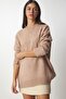 Women's Open Biscuit Oversize Knitwear Sweatshirt PN00054 - 3