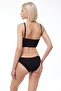 Women's Black Ecru Navy Blue 6 Pack Modal Low Waist Slip Panties 183 - 8