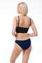 Women's Navy Blue 6 Pack Modal Low Waist Slip Panties 183 - 4