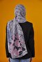 LOTUS PATTERNED SHAL - GRAY - 3