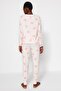 Pudra %100 Pamuklu Kalpli Örme Pijama Takımı THMAW21PT0566 - 8