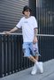 Unisex New Season Oversize Printed Detailed Summer T-shirt - 7