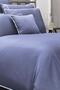 Sartoria Light Blue Double 500 TC 100% Cotton Satin Duvet Cover Set - 3
