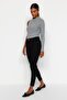 Non-Fading Black High Waist Stretchy Skinny Twoss19Lr0279 - 12