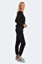 Olinda Women's Black Tracksuit Set with Pockets - 4