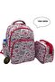 Water Resistant Flamingo Patterned Primary School Backpack