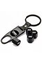 New Dacia Stainless Steel Valve Cap and Keychain Set
