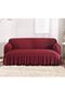 Wrapped Lycra Flexible Washable Three-Seater Sofa Cover (1 Piece) Sofa Cover