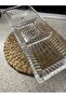 Linea Model Glass 3-Part Footed Rectangular Presentation Rack - 6