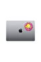 Homer Sim's Donut Patterned Car, Motorcycle, Helmet and Laptop Sticker - 12X12 cm - 5