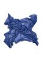Cotton Drop Pearl Beaded Scarf High Quality Indigo Blue Wrap 100x100cm