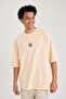 Loose Fit Crew Neck Printed Short Sleeve T-Shirt B2314ax23hs