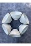 6-Person Jumpsuit Porcelain 14 cm Deep Soup Bowl Set