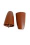 (Attention to Screw Size) - 12 Cm Pear Plastic Base Leg Sofa Sofa Leg 2 Pieces Walnut 3/8 Screw - 5