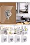 4Pcs Transparent Sticky Nails Photo Frame Easy Kitchen Bathroom Wall Hanger Hook - 2