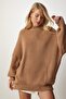 Women's Biscuit Oversize Basic Knit Sweater mx00126 - 3