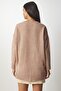Women's Open Biscuit Oversize Knitwear Sweatshirt PN00054 - 5