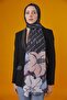 LOTUS PATTERNED SHAL - BLACK - 3