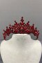 Tokyo Model Bridal Crown Wedding Crown Wedding Crown Red Color