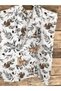 Patterned Muslin Poncho - 3