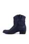 - Genuine Leather Navy Blue Women's Boots 105-2596-Venus - 3